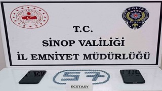 Sinopta uyuşturucu hapla yakalanan 1 kişi tutuklandı