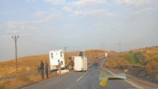 Şırnakta tır devrildi: 1 yaralı