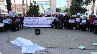 Sökede Kadına Şiddetle Mücadele için yürüyüş düzenlendi