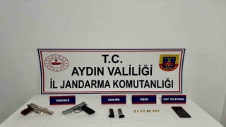 Şüpheli şahıstan tabanca ele geçirildi