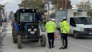 Tatvanda kış lastiği denetimi yapıldı