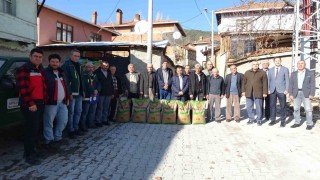 Tavşanlıda doğal afetten zarar gören çiftçilere buğday tohumu dağıtıldı