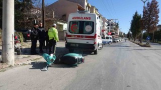 Tavşanlıda motosiklet ile otomobil çarpıştı: 1 yaralı