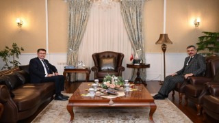 TDK Başkanı Prof. Dr. Osman Mertten Vali Çiftçiye ziyaret