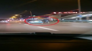 Tehlikeli yolculuk kamerada