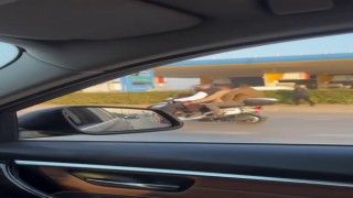 Tehlikeli yolculuk kamerada