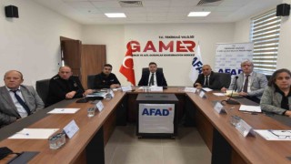 Tekirdağda tatbikata hazırlık toplantısı