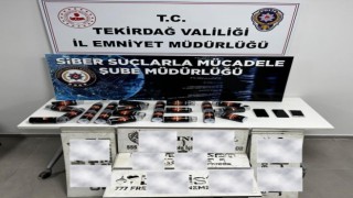 Tekirdağın sokaklarına yasa dışı bahis sitelerinin reklamını yazan 3 kişi tutuklandı