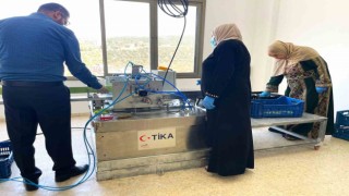 TİKA Filistinde sabun imalathanesi kurdu