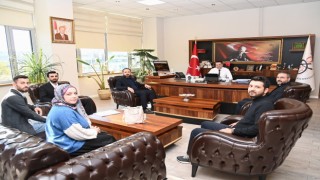 TÜGVA Osmaniye'den OKÜ Rektörü Prof. Dr. Turgay Uzun'a Ziyaret