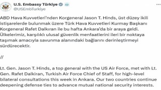 Türk Hava Kuvvetleri Kurmay Başkanı Korgeneral Dalkıran ile ABDli Korgeneral Hinds bir araya geldi
