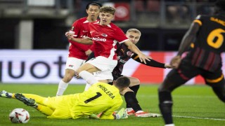 UEFA Avrupa Ligi: AZ Alkmaar: 1 - Galatasaray: 1 (İlk yarı)