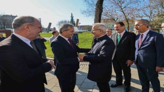 Ulaştırma ve Altyapı Bakanı Abdülkadir Uraloğlu, Yusuf Alemdarı ziyaret etti