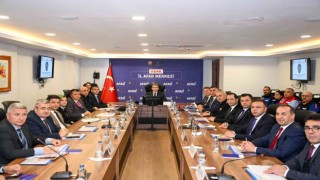 Uşakta kış mevsimi trafik tedbirleri gözden geçirildi