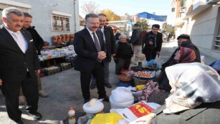 Vali Aksoy, semt pazarını ziyaret etti
