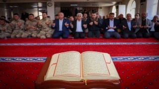 Vali Çelik, şehit Korkmazın mevlit programına katıldı