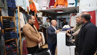 Vali Varol, çarşı esnafıyla bir araya geldi