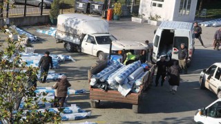 Yalovada 167 çiftçiye 59 ton sera naylonu dağıtıldı