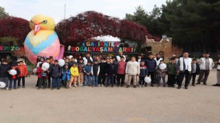 Yetim çocuklar Gaziantep Doğal Yaşam Parkını gezdi