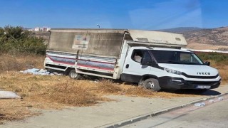 Yol kenarına moloz döken vatandaşa, Efeler Belediyesi zabıta ekipleri geçit vermedi
