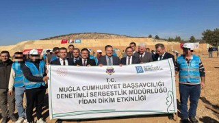 Yükümlüler 250 fidanla ‘Yeşil Vatana katkı verdi