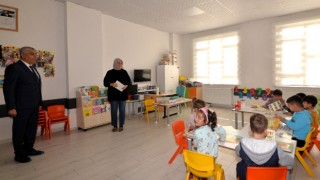 100. Yıl Anaokulu’na İlk Ziyaret İl Milli Eğitim Müdürü’nden