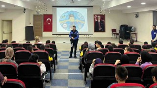 735 öğrenci güvenlik konularında bilgilendirildi