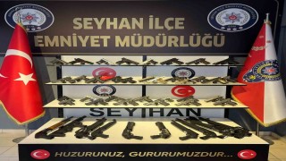 Adanada 38 ruhsatsız silah ele geçirildi