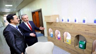 Ağrı İdare Mahkemesi Başkanı Seydibeyden Milli Eğitim Müdürü Kökreke ziyaret