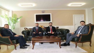 Ağrı İl Müftüsü Şafaktan, Kaymakam Karaliye ziyaret