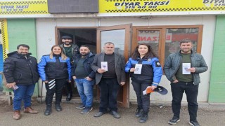 Ağrıda ticari taksi sürücülerine güvenlik eğitimi verildi