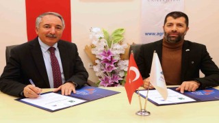 AİÇÜ ile Yeşilay Ağrı şubesi arasında iş birliği protokolü imzalandı