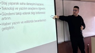 Ajans haberciliğinin perde arkası BEUN Meslek Yüksekokulunda anlatıldı