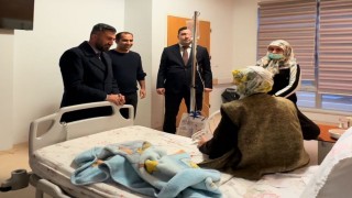 AK Parti Ağrı İl Başkanı İlhami Yıldızdan hastane ziyareti
