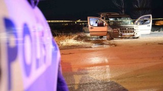 Aksarayda araca tüfekli saldırı: 1 ağır yaralı