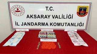 Aksarayda tombalacılara bağ evinde jandarma baskını: 3 gözaltı