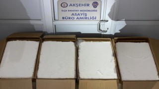 Akşehirde 92 bin adet doldurulmuş sigara ele geçirildi
