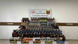 Alanyada kaçak alkol operasyonu