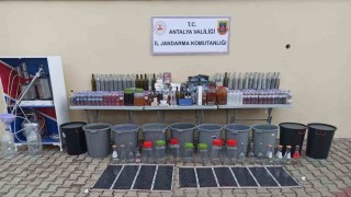 Alanyada sahte alkol operasyonu