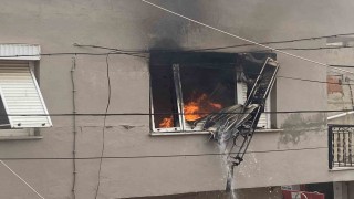 Alaşehirde korkutan yangın