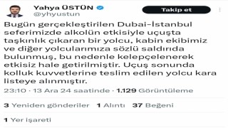 Alkollü yolcu, uçakta olay çıkardı