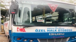 Amasyada yolcusunu son durağa götürmeden indiren halk otobüsü şoförüne 2 bin TL ceza