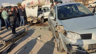 Ambulansı takip eden sürücü kazaya neden oldu