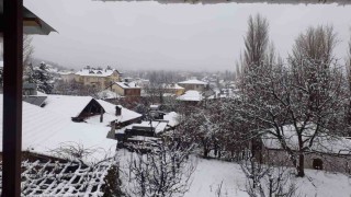 Antalyada Gömbe Yaylası beyaza büründü