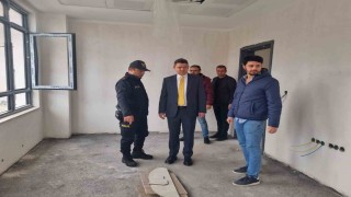 Arsuzda polis merkezi amirliği inşaatında sona gelindi
