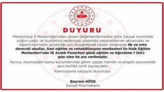 Artvinde iki ilçede eğitime ara verildi