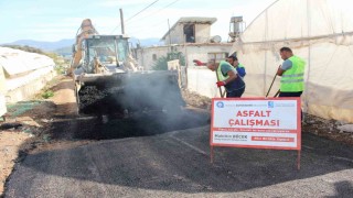 ASATtan Kumlucada alt yapı sonrası asfalt çalışması