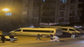 Ataşehirde kaza sonrası tekmeli yumruklu kavga