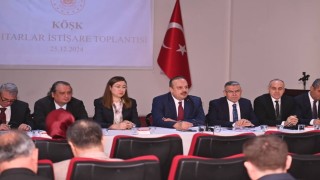 Aydın Valisi Canbolat, Köşkte muhtarlarla toplantıda buluştu