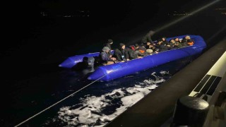Ayvacık açıklarında 31 kaçak göçmen yakalandı